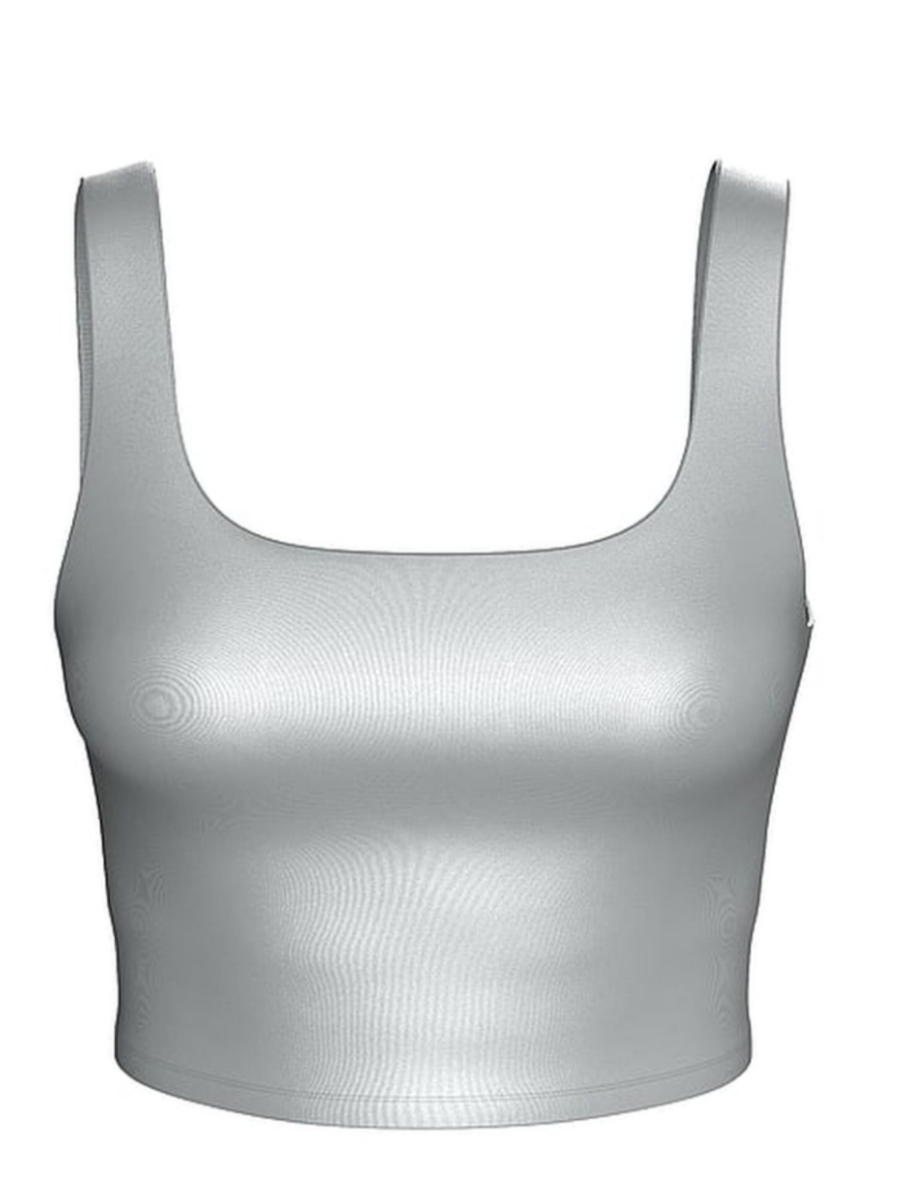 VSX GlossyTech Square-Neck Bra Top Sz XL NWT